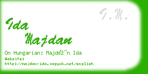 ida majdan business card